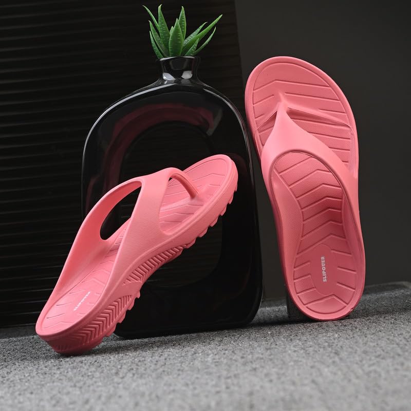 Image of SLIPOVER Flip Flop (W Boost) Slippers for Women Stylish|Comfortable|Soft|Lightweight|Anti-Skid|Arch Support|Lab Tested|Casual|EVA Slippers|Sandals|Chappals, Ideal for: Womens|Girls