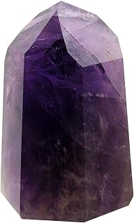 Natural Brazilian Amethyst Healing Crystal Gemstone Obelisk Point