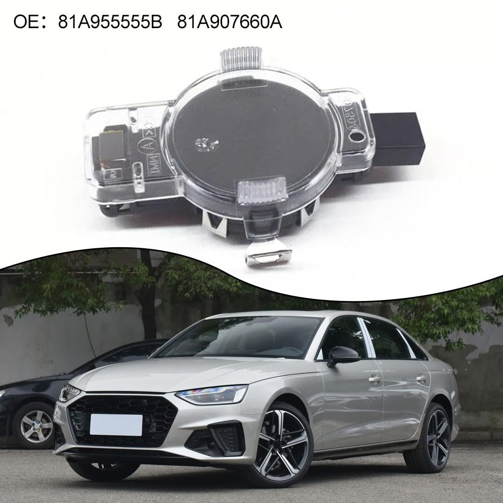 Sensor de lluvia para parabrisas para Q5 SFor Q5 para sensor de lluvia de vidrio de parabrisas, ajuste exacto, material ABS, OE 81A955555A, 81A955555B, 81A907660A