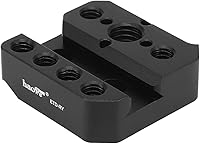 Vista 8 de Haoge HQR-RY160 160mm Multi-Purpose Long Camera Extender Rail Mounting Quick Release Plate for DJI Ronin-S Ronin S Gimbal Stabilizer