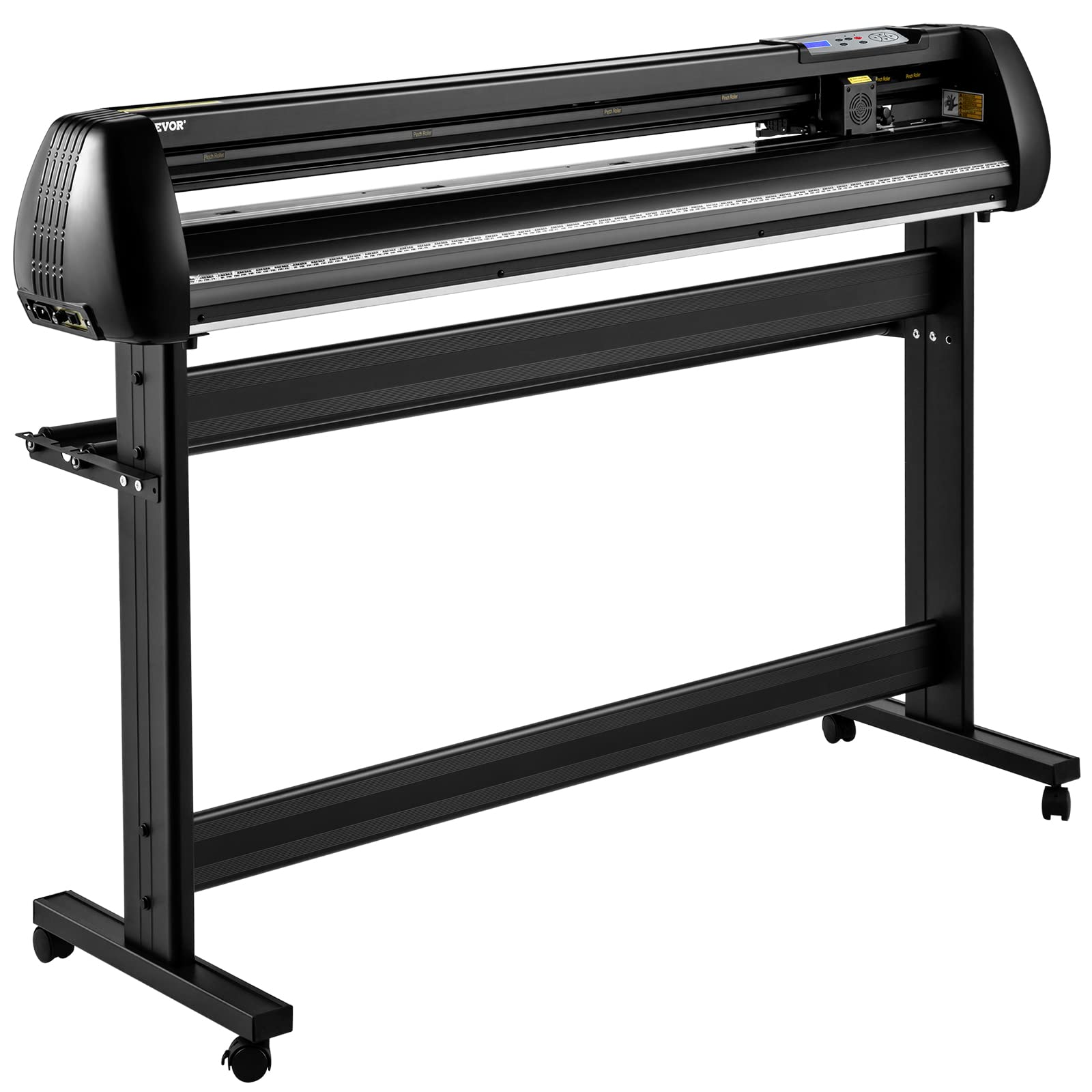 VEVOR Schneidegerät 135 cml Vinyl Cutter Halbautomatische DIY Vinyl Drucker Schneidemaschine Manuelle Positionierung Zeichen schneiden mit Bodenständer Signmaster Software