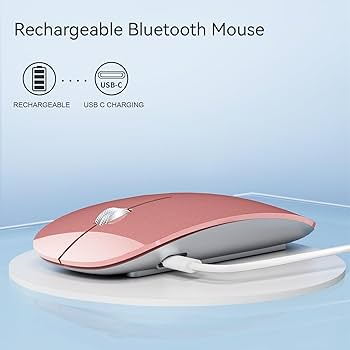 Uiosuph Q5 Wireless Ouse Rechargeable, Rechargeable Ouse With USB