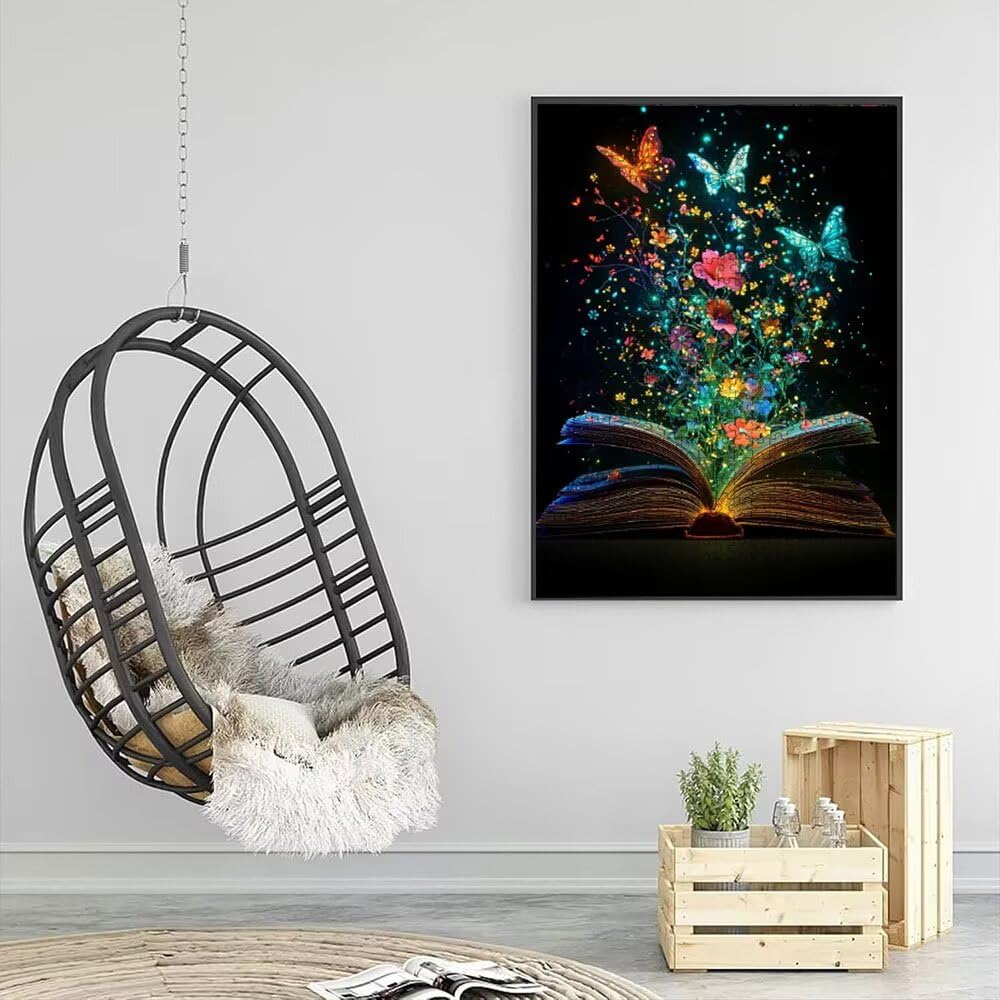 Puzzle 4000 Pezzi, Libri Fiori 3D Puzzle per Adulti Impegnativo, Educa Puzzles Artistico, Divertente E Stimolante Puzzles Decorativo per La Famiglia, Regalo e Decorazione Pareti DX0YL6-836