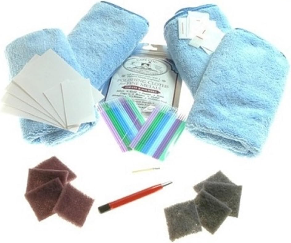 Ultimate Watch Care Refinishing Kit for All Finishes - with Plush Cleaning Cloths & Cloths for High Polish Refinishing