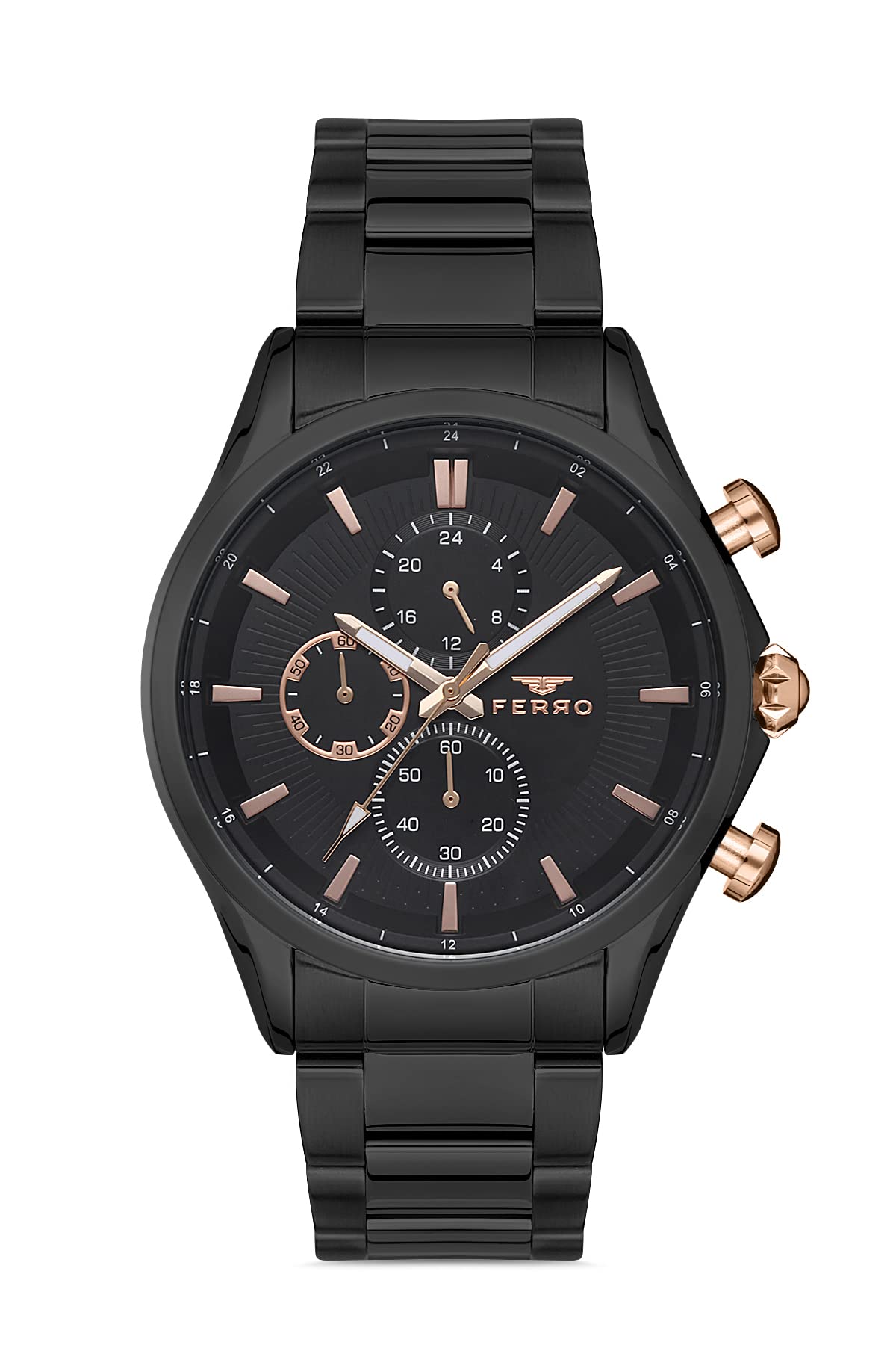 Ferro Spezia Analog Black Dial Mens Watch-FM1805A-1036-G (B09RPXGHPJ) Amazon Price History, Amazon Price Tracker