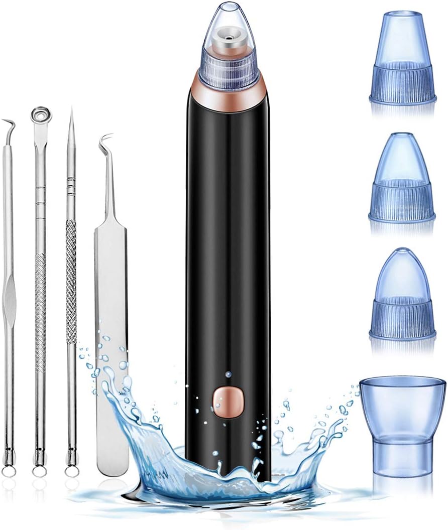 Blackhead Remover Upgrade Strong Suction Rechargeable Electric Blackhead Removal Tool Pore Cleaner
