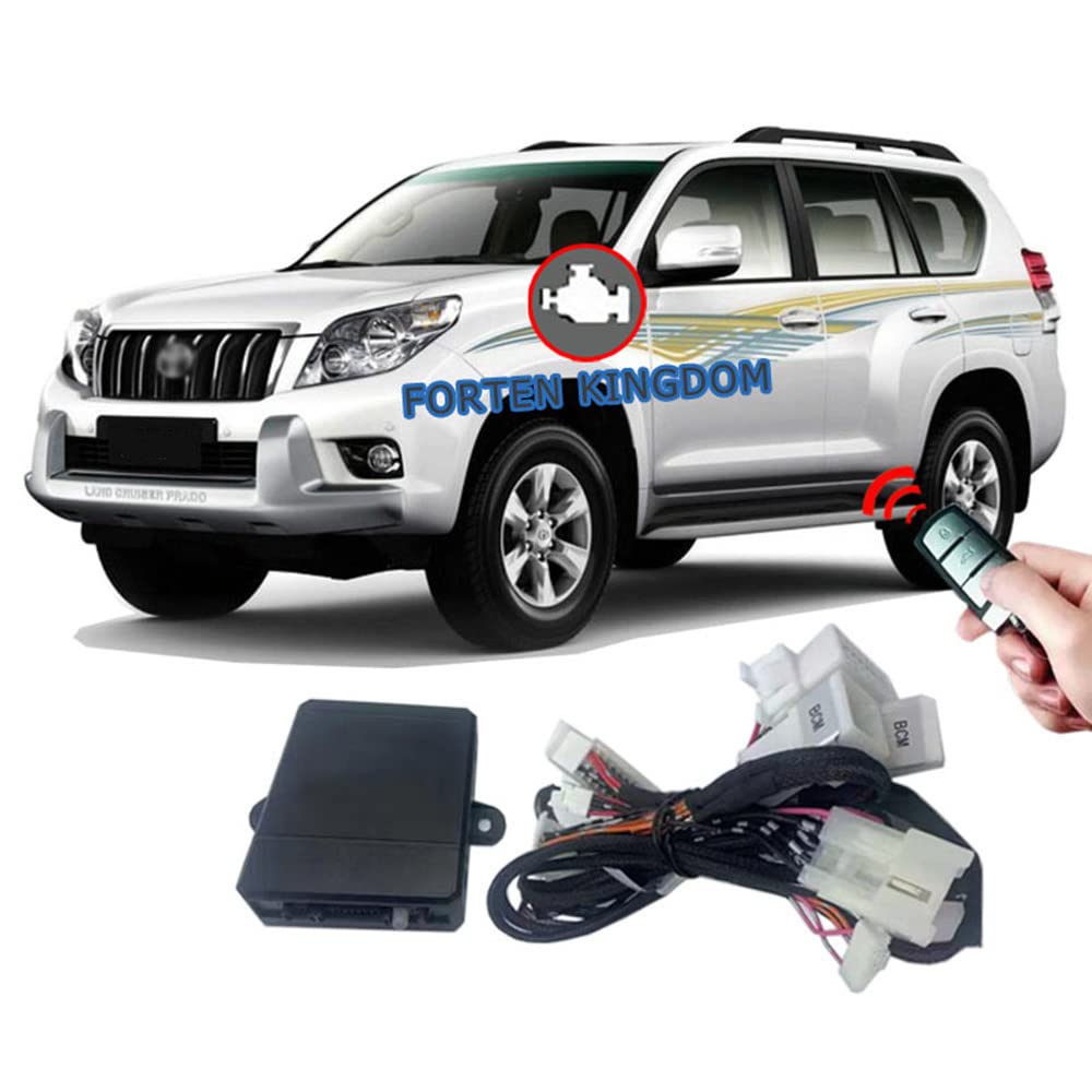 Car Remote Engine Start Stop System Module Device Accessories for Toyota Prado 2010-2022 Auto Engine Starter Plug and Play (2018-2022)