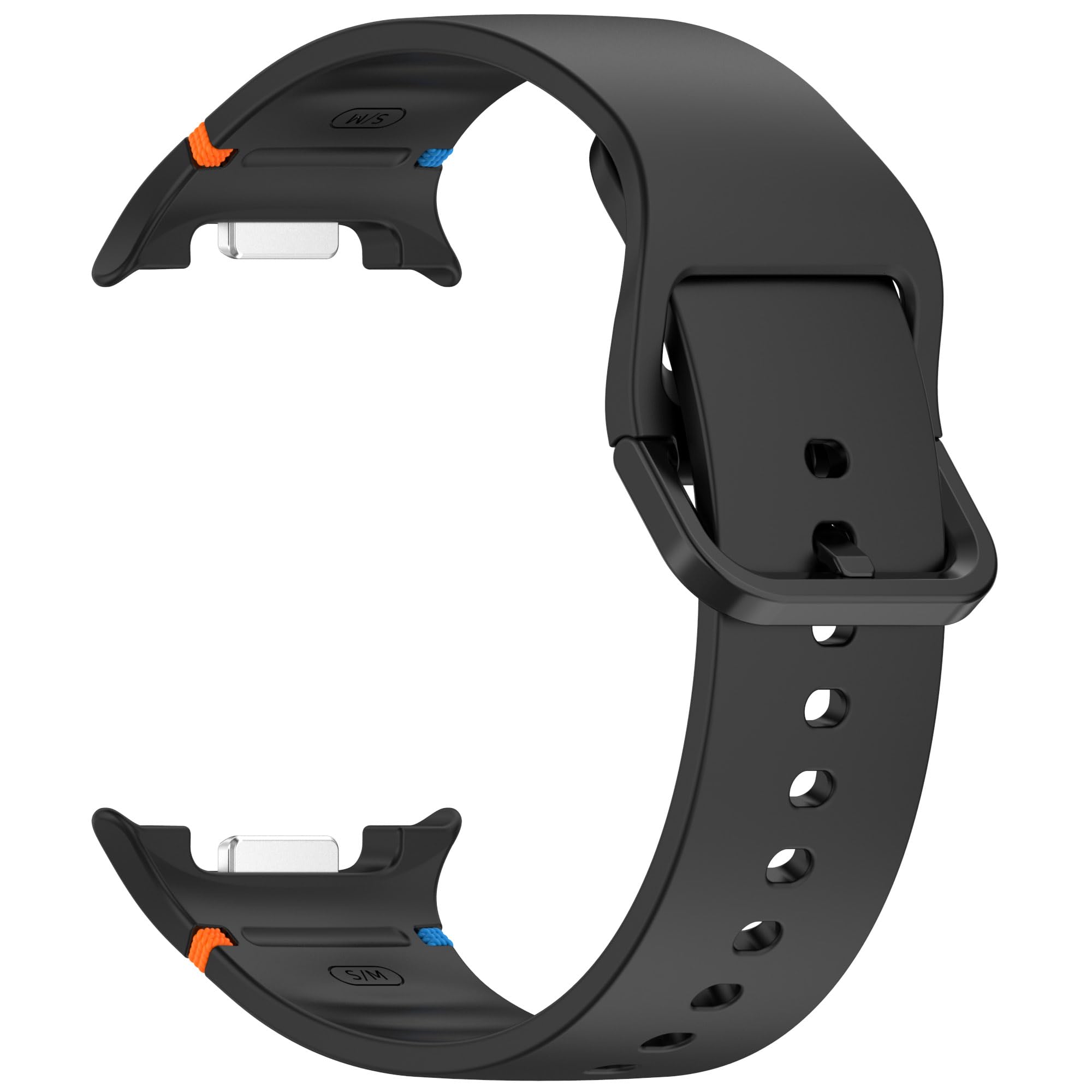 DHIMAHI Soft Silicone Straps Compatible With Samsung Galaxy Watch 8 40mm 44mm/Watch 8 Classic 46mm(2025 New Released),For Galaxy Watch 8 Classic 46mm 40mm 44mm Original Band Wristband Bracelet [LARGE SIZE] WATCH NOT INCLUDED-image-7