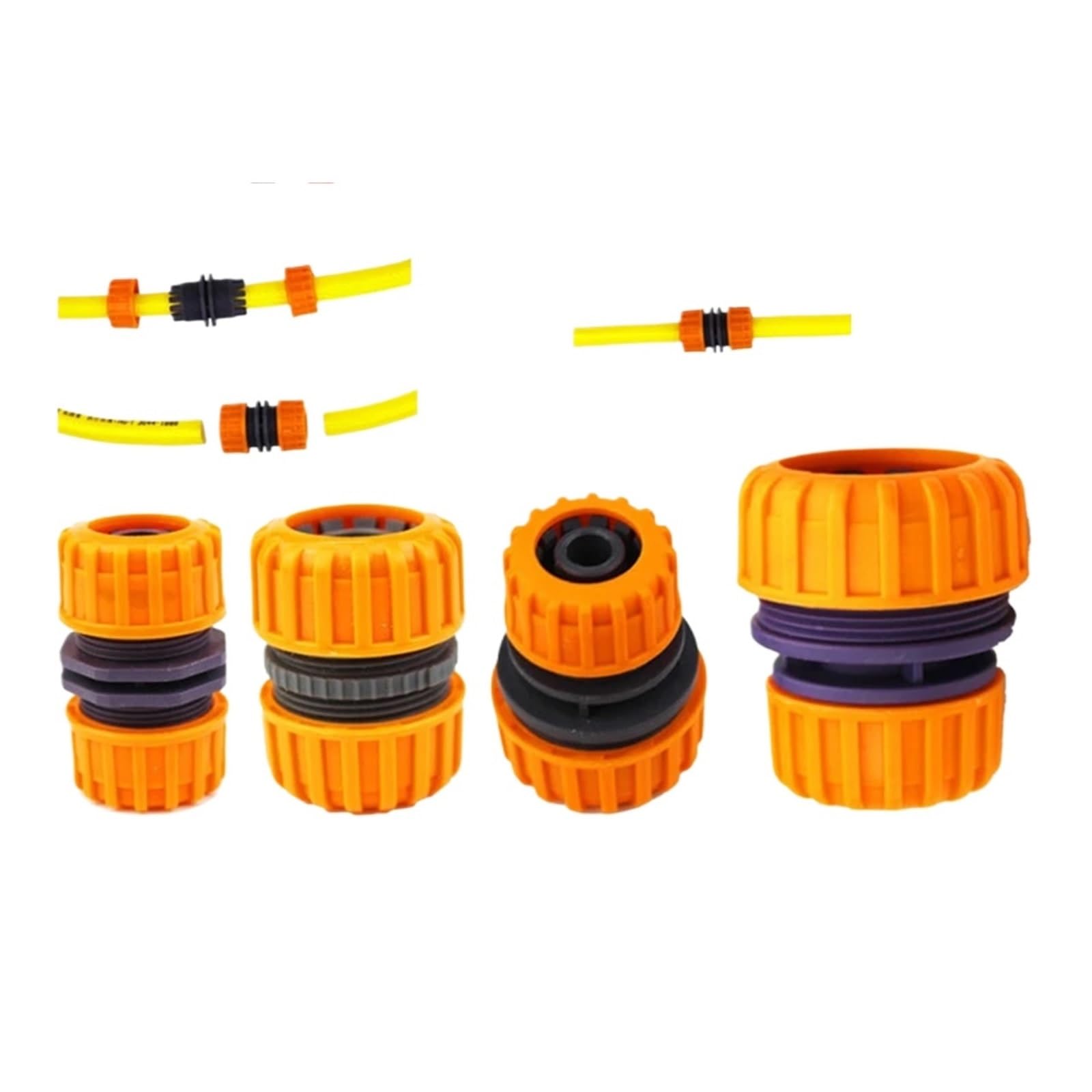 Lot de 10 raccords d'arrêt de tuyau d'arrosage pour raccords de