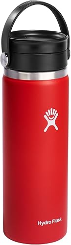 Miniatura 9 de Hydro Flask Botella de boca ancha de acero inoxidable con tapa flexible y aislamiento al vacío de doble pared para café, té y bebidas