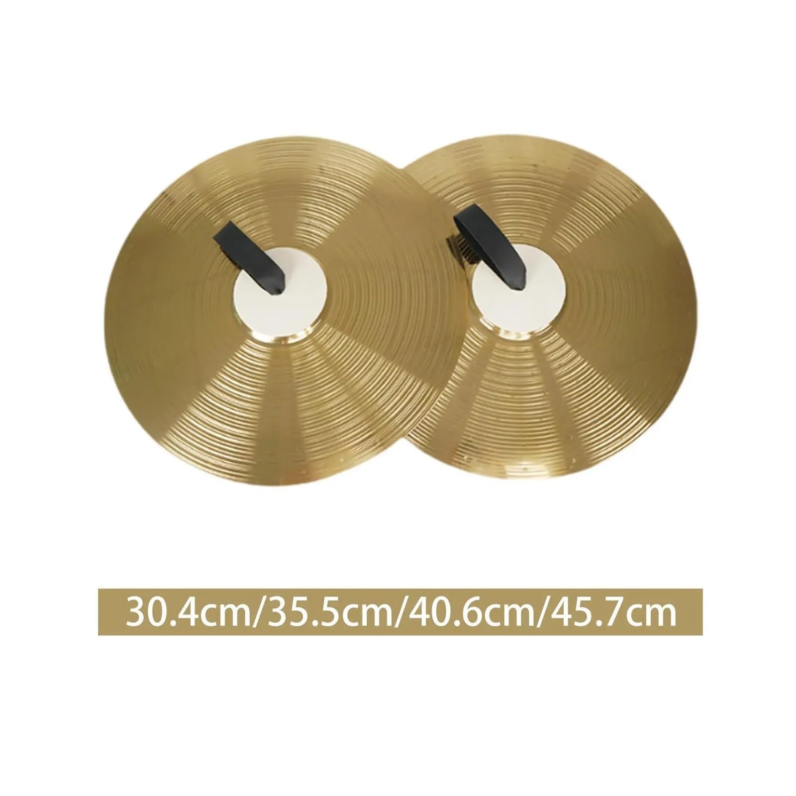 Cimbali a Mano Crash Cymbal Drum Piatti portatili robusti Strumenti a percussione for spettacoli teatrali Festival musicali Concerti