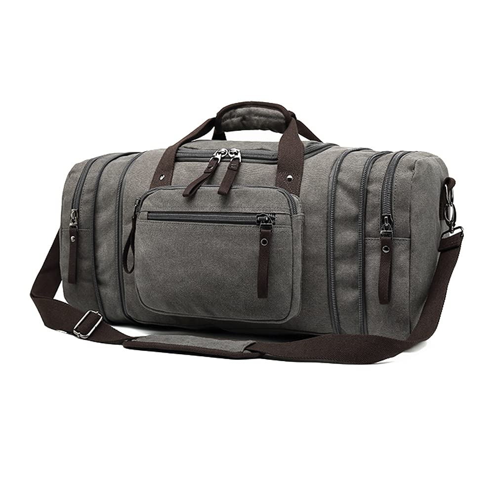 LOSMILE Borse da Viaggio Borsa impermeabile in Tela, Borsa per Weekend Campeggio per Uomini e Donne.