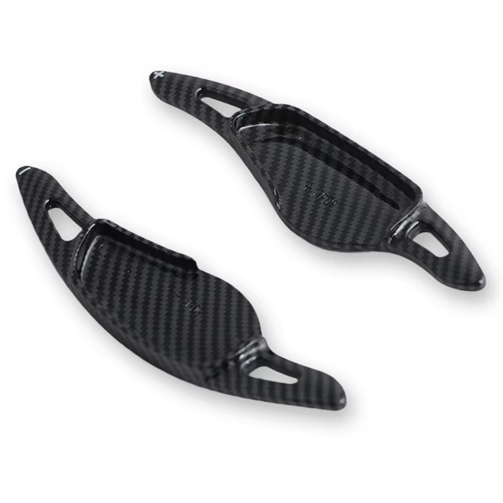 VTICEDZJB Compatible with 5 Series G30 G31 2017 2018 2019 for M5 F90 X3 G01 X4 G02 2018 2019 Paddle Shift Car Steering Wheel Paddle Shift Extension Shift Paddle(Carbon Fiber Black)