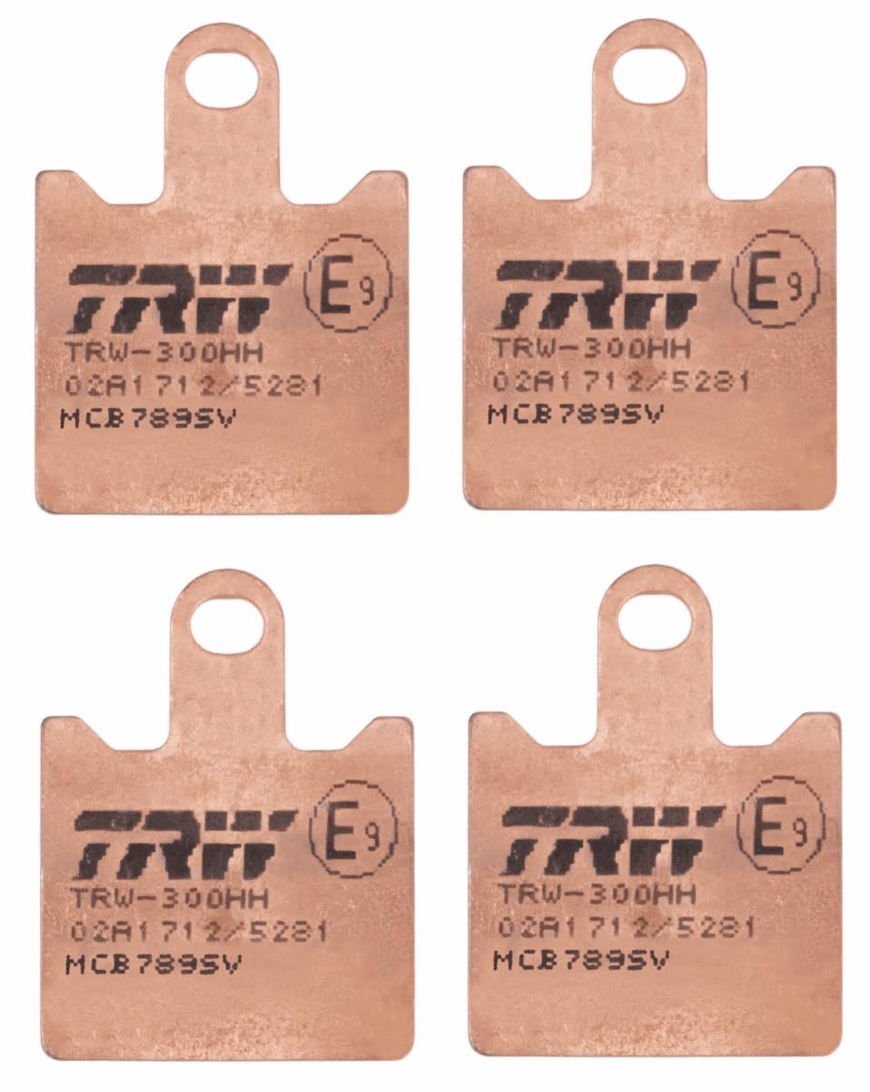 TRW MCB789SV Sinter Street Juego de Pastillas de Freno para Kawasaki Motorcycles ZX-6R 1994-2017 Eje delantero y otras motos