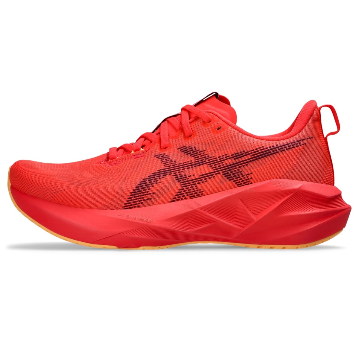 ASICS Men's NOVABLAST 5 Running Shoes,11.5,Flash RED/EDO Purple