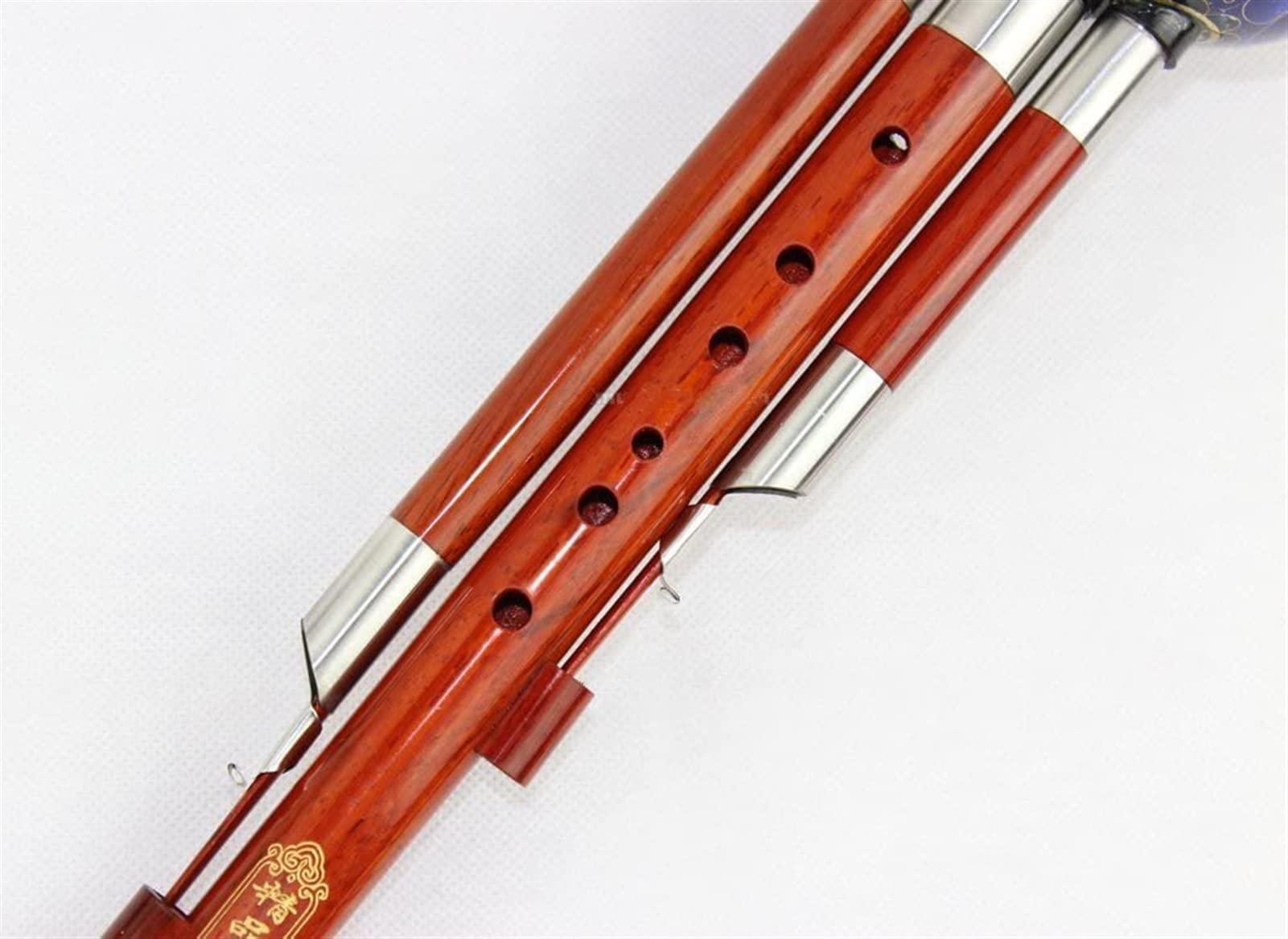 FLFL Gourd-Flöten-Instrument Professionelles Rosenholz Hulusi, Chinesischer Hulusi (BB-Schlüssel) (Color : Bb Key)