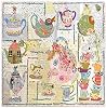 Tea Party Collage Quilt Pattern by Laura Heine
