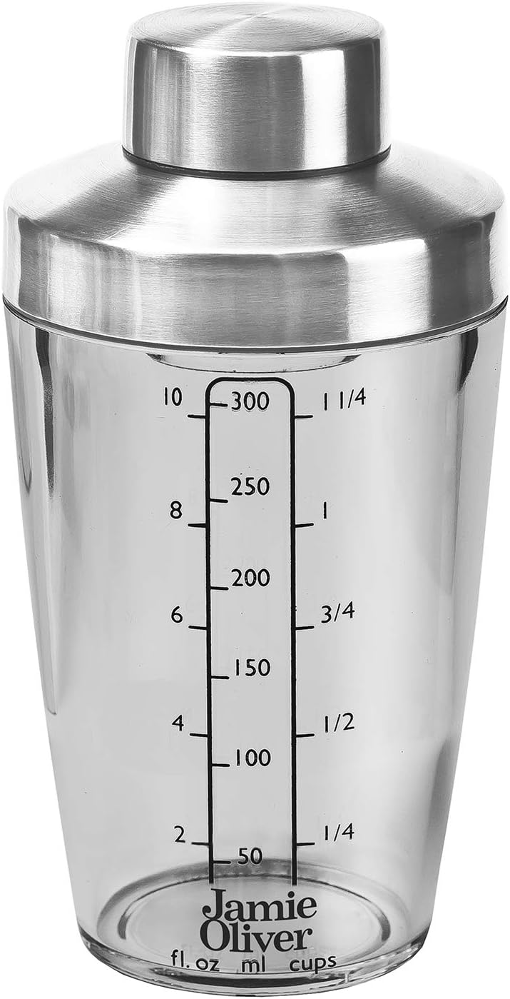 Jamie Oliver JB1280 Shaker à vinaigrette, retour antigoutte, Plastique