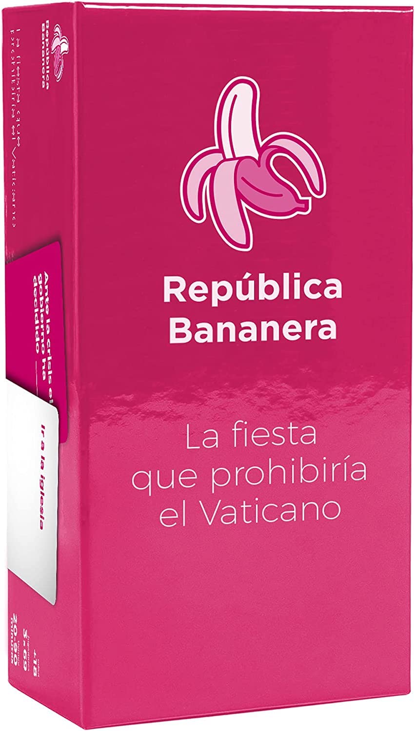 La Vacuna Española -República Bananera - Juego Cartas para Fiestas - Juegos de Mesa en Español - Risas con Amigos, Diversión Asegurada - De 3 a 69 Jugadores - 150 Cartas (Pack República Bananera)