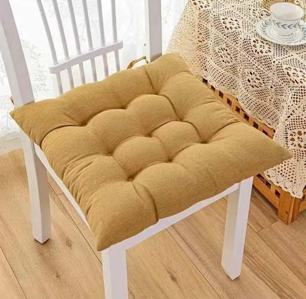 Chair Cushions Round/Square, 40x40cm/50x50cm Thick Dining Kitchen Seat Cushion, Modern Soft Comfort Seat Pads,Breathable Padded Seat Cushions,For Car Garden Office Indoor Outdoor(#6,45x45cm/17.7x17.7