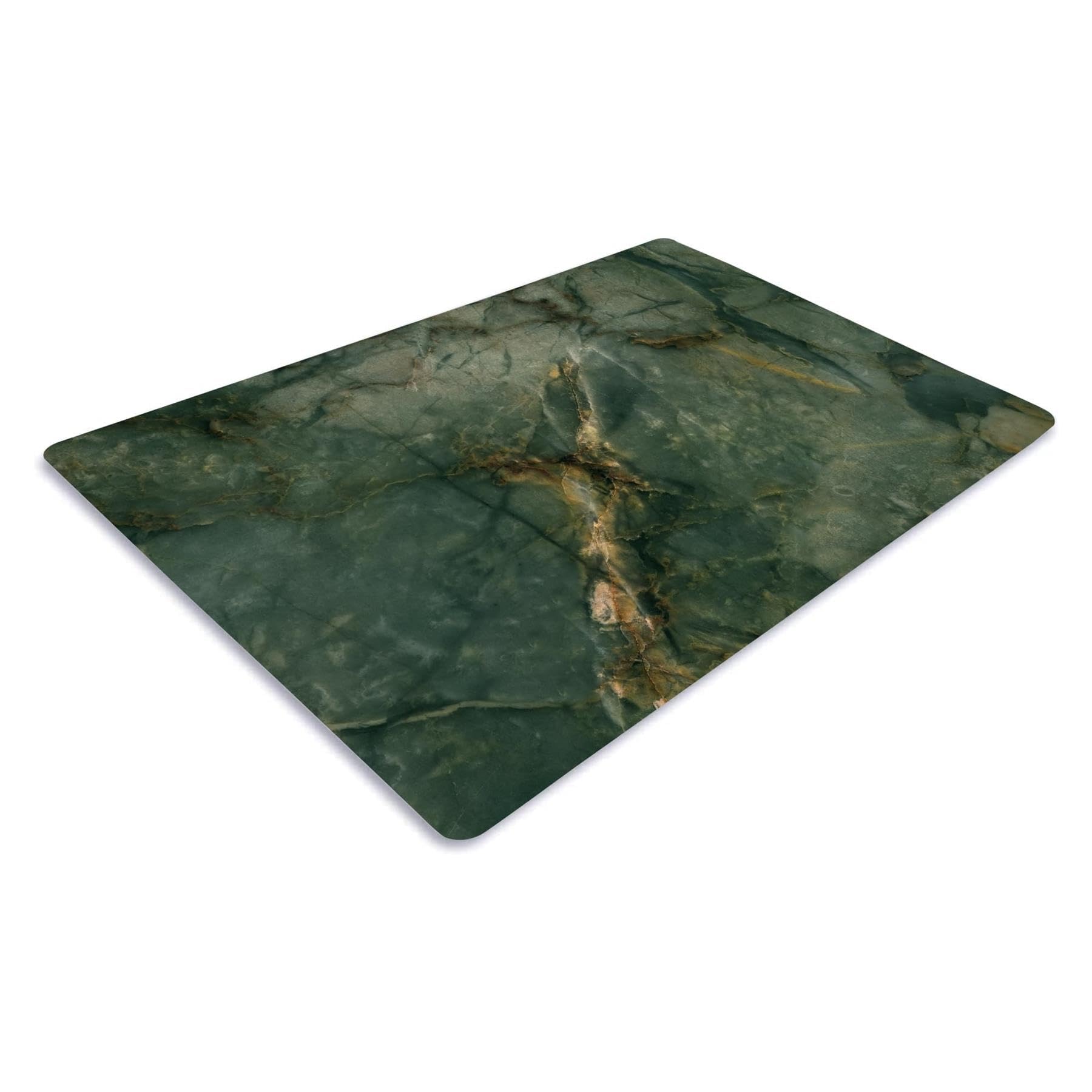 Chopping Board-Catering Cutting Set-Kitchen Board-Glass Worktop Savers-Sink Chopping Board-Large-Worktop Protectors Heat Resistant-Marble Effect Grey (Design 10, 52 x 30 cm (Pack of 1)) — image 1