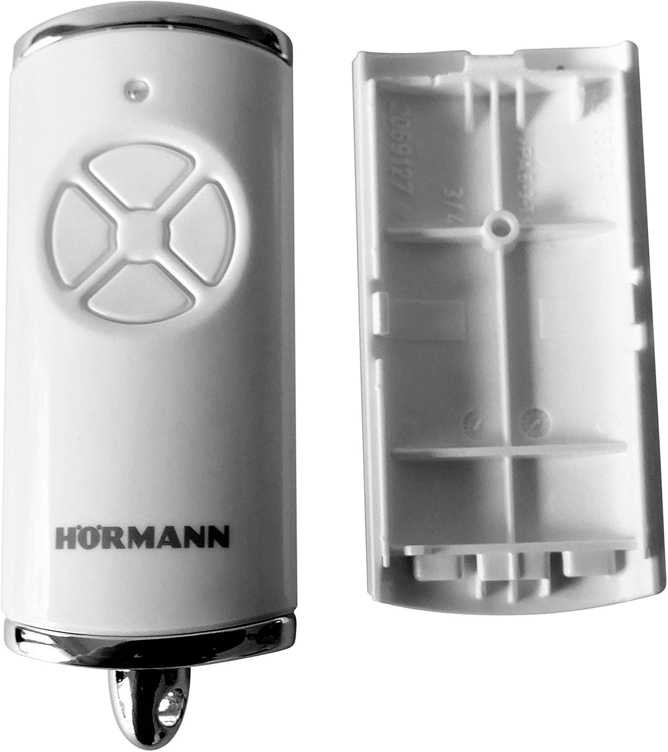 Hörmann Hand Transmitter Cover HSE4BS High Gloss White 4510783 Empty Housing without Battery without Board Part Upper and Lower Shell