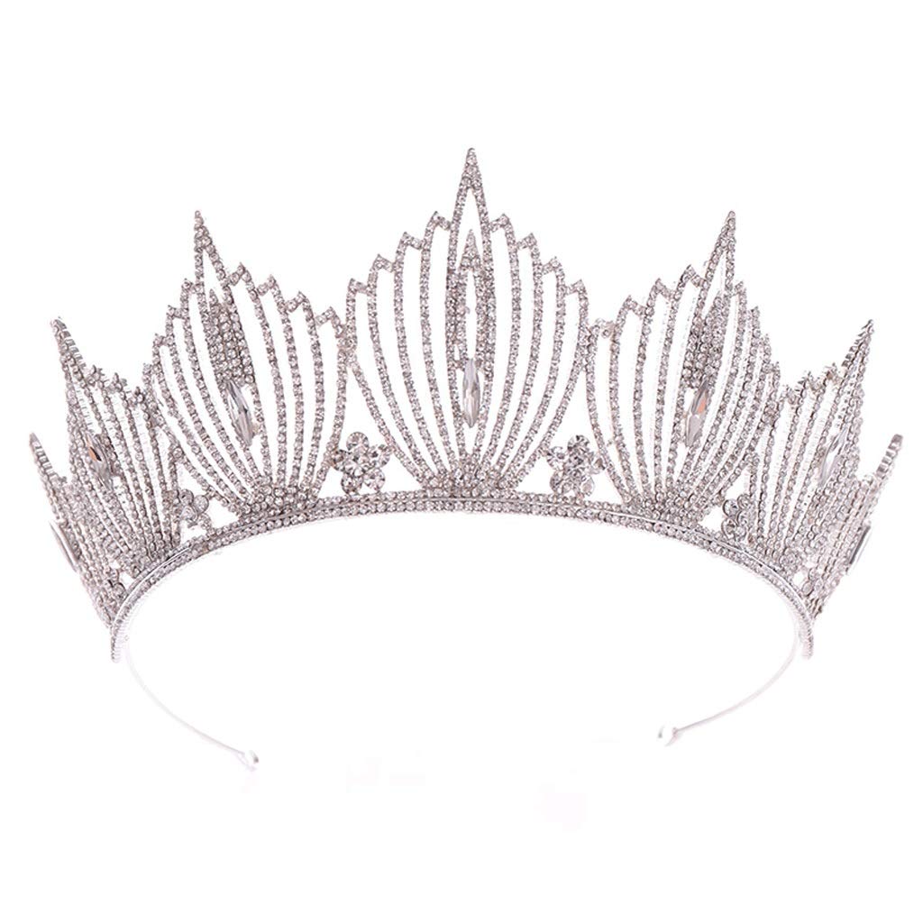 Stylowe akcesoria do włosów dla kobiet dziewczęta, fryzjer ślubny Vintage Hair Akcesoria, moda Korony ślubne Królowa księżniczka Tiara Diandemy Kobiet biżuter