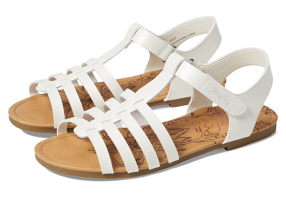 Blowfish Malibu Kids Sachs-K (Little Kid/Big Kid) (Coconut Die Cut) Girl's Shoes INTERNATIONAL SHIPPING