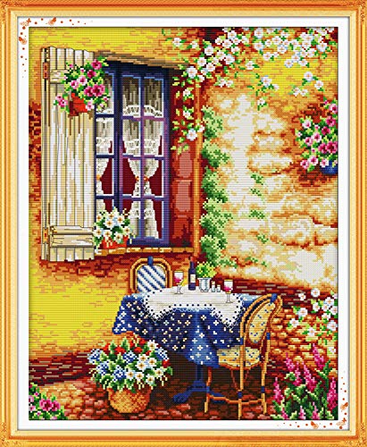 Joy Sunday Counted Cross Stitch Kits Cross-Stitch Summer Afternoon Pattern 16''x19''