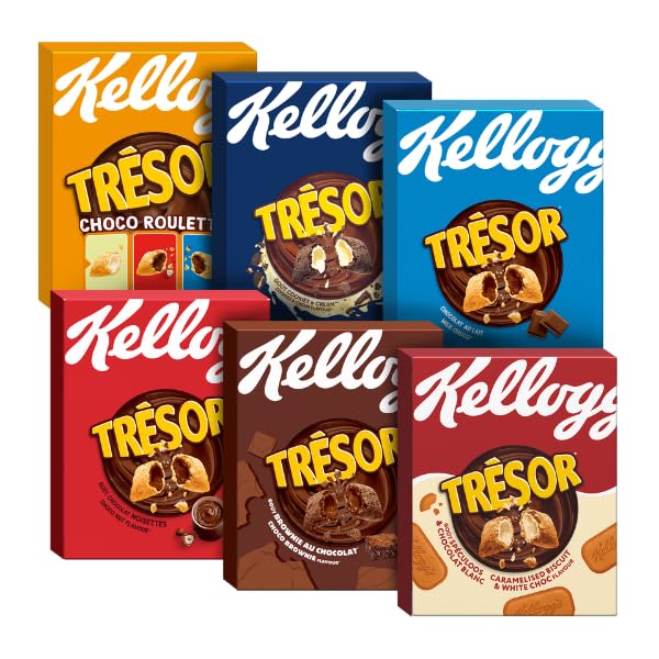 Kellogg's Tresor Mix (6 x 375 g) – Milk Choco, Choco Nut...