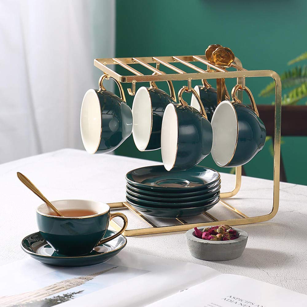 Cup and Saucer Set Porcelain Tea Set Coffee Cup and Saucer Set