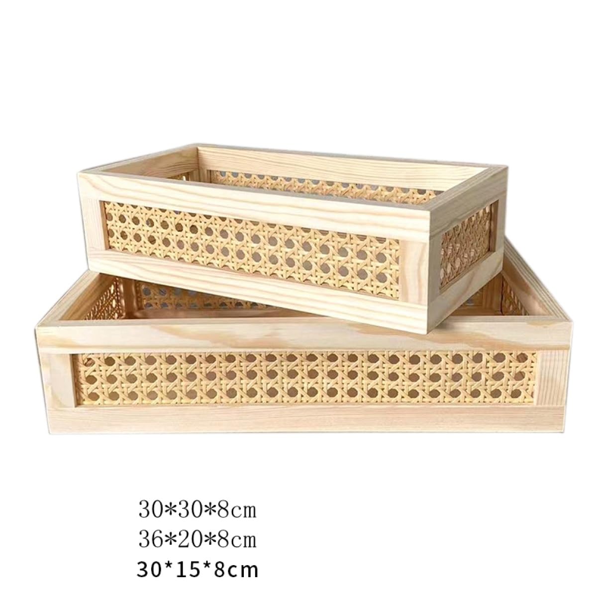 Amazon｜MJKQ9 収納バスケット 木製 30*15*8cm 収納ボックス 装飾品