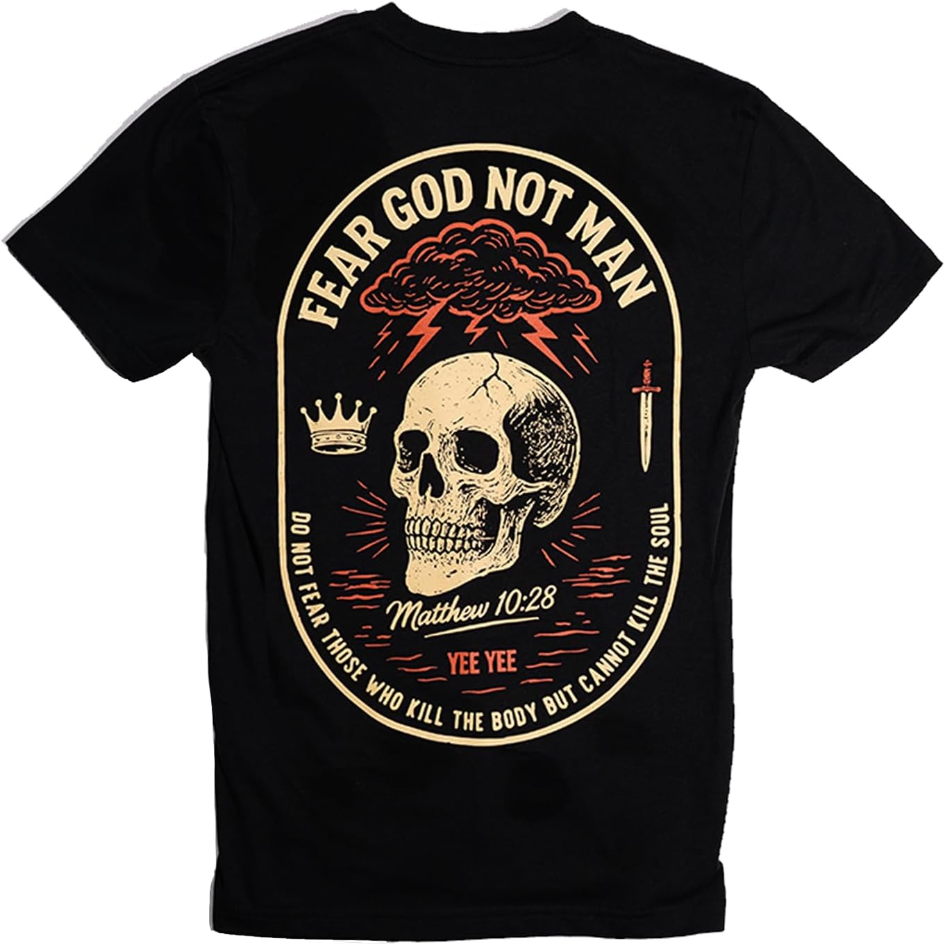 Yee Yee Apparel Tactical Graphic Tee Shirt – Patriotic and Christian Men’s Graphic Tees and Short Sleeve Shirts