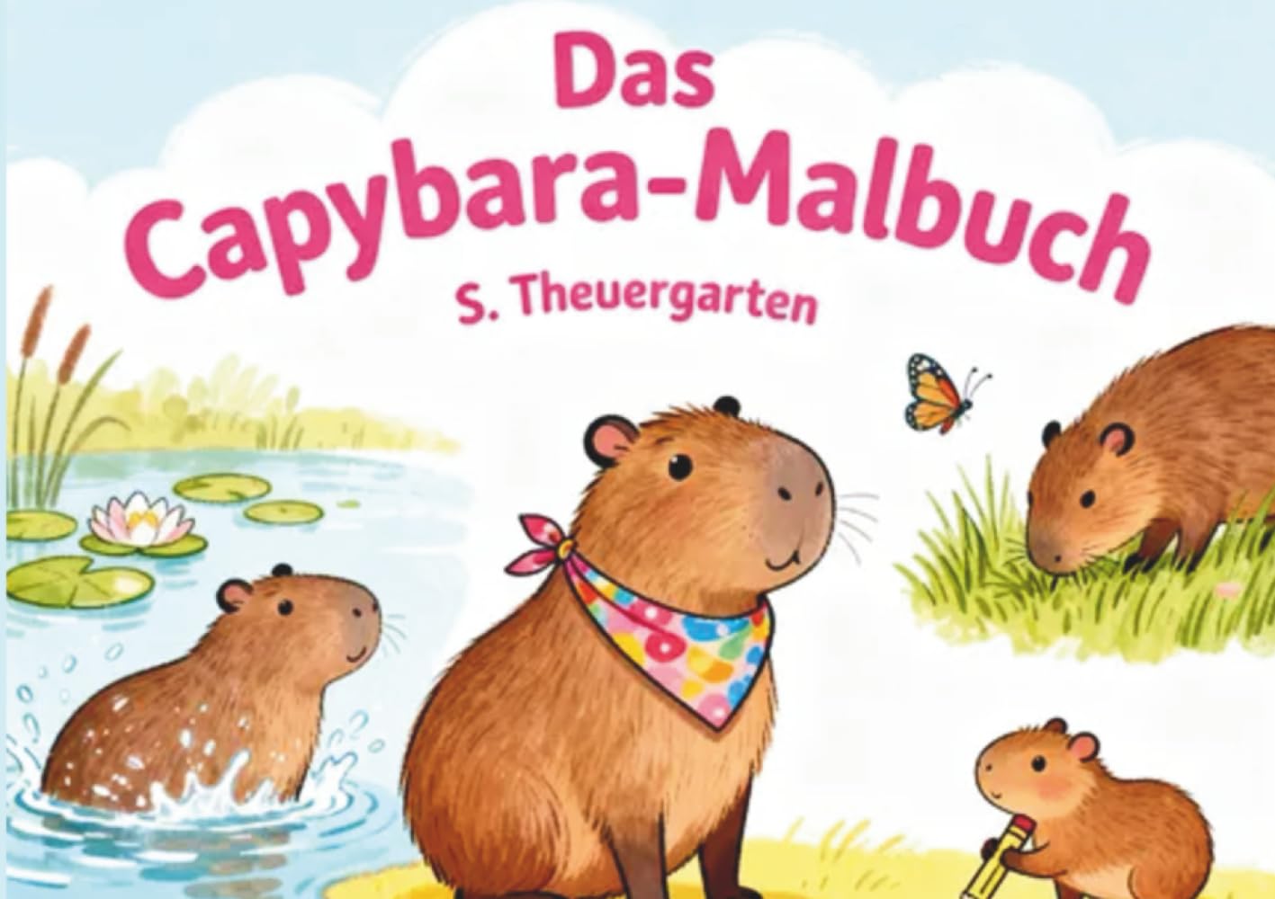 Das Capybara-Malbuch