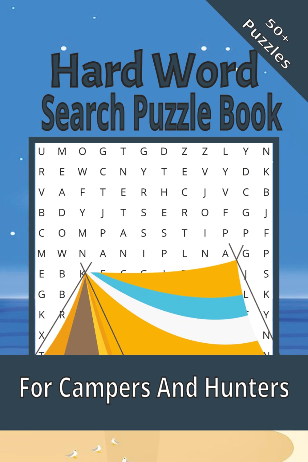 Hard Word Search Puzzle Book: Difficult Wordfind Puzzles Book: Uncommon Words, Themed Puzzles, and a Genuine Brain | 50+ addicting word search puzzles ... | 6x9 inches, 110 pages (Gift for All Ages )