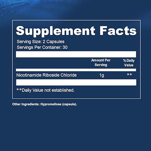 Miniatura 8 de Opti + NAD Plus Cápsulas  Suplemento NAD+ con cloruro de ribósido de nicotinamida  Apoya la energía, el envejecimiento saludable, el metabolismo y
