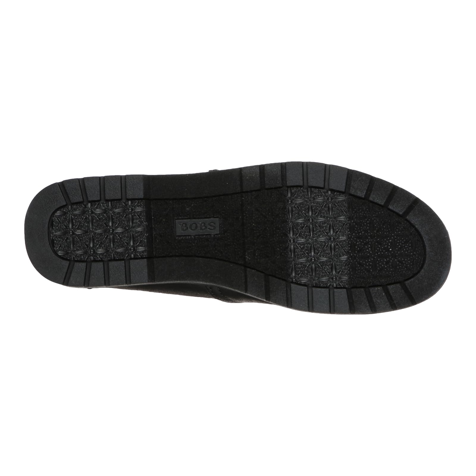 Skechers Women's Bob's Chill Lug Urban Spell Leather Slip On Loafers, (Size 11, Black)