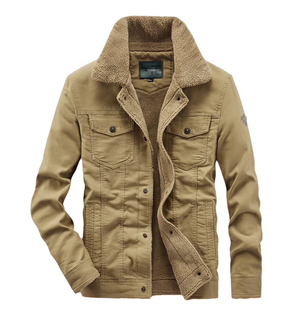 Veste militaire 100% coton kaki de qualité supérieure - 5