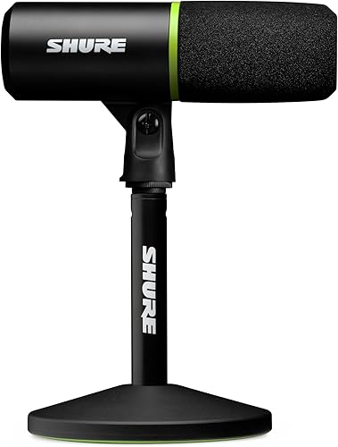 Miniatura 10 de Shure Micrófono MV6 para videojuegos, micrófono dinámico USB para videojuegos y transmisión, soporte de escritorio, cancelación de ruido de fondo,