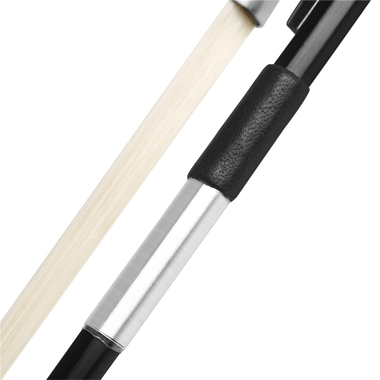 Arcos De Violín Para Principiantes Arco De Violín Vara Del Hecha Fibra Carbono Crin Caballo Y Tallado En Ébano(Violin bow)