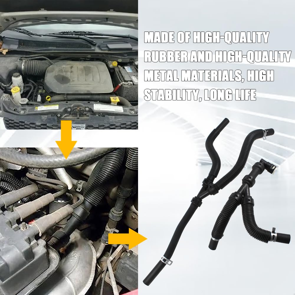 HVAC Engine Inlet & Outlet Heater Hose Assembly – Fits Chrysler Vans, Direct Fit – Autoparts-haven