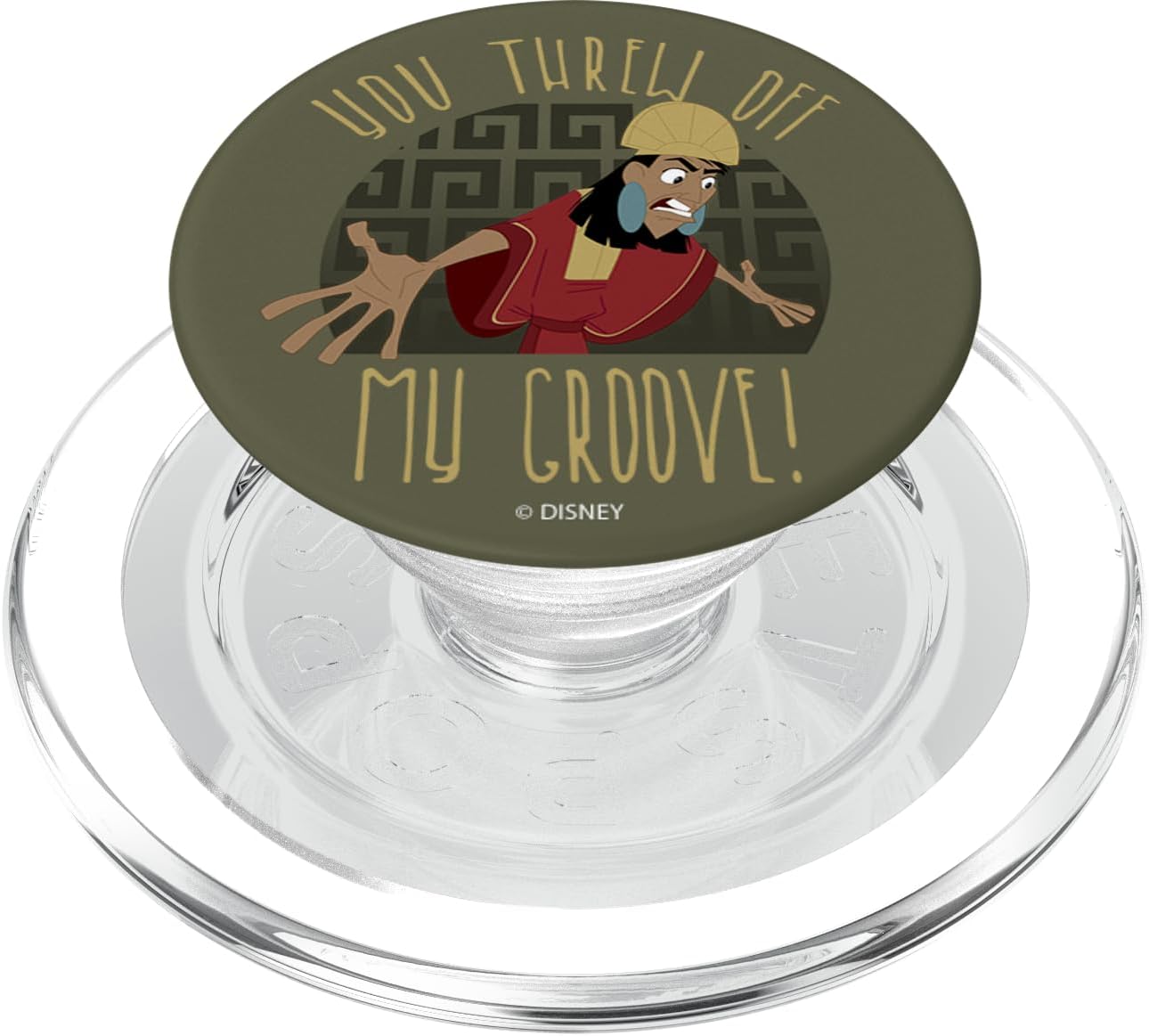 Disney Emperors New Groove Kuzco You Threw Off My Groove PopSockets MagSafe PopGrip for iPhone