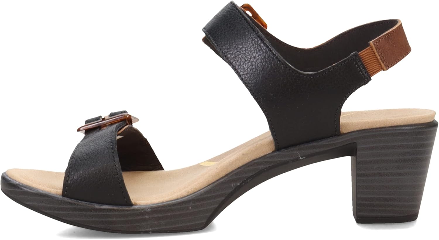 NAOT Women's Mode Heel Saddle Brown Lthr/Soft Black Lthr/Khaki Biege Lthr/Radiant Copper Lthr 8 M US