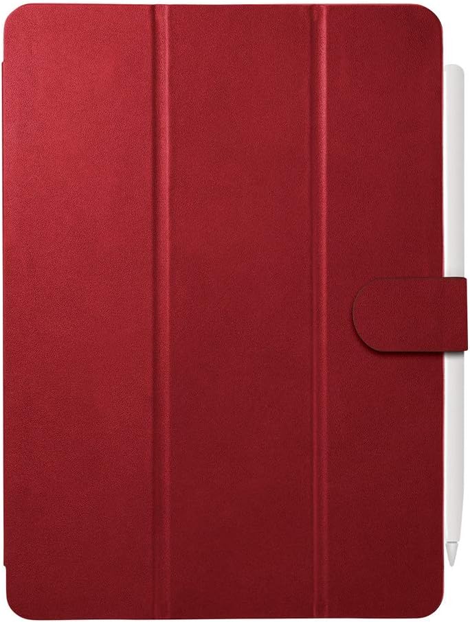 Buffalo BSIPD2011CL3RD 3 Angle Leather Case for iPad Pro 11" Red