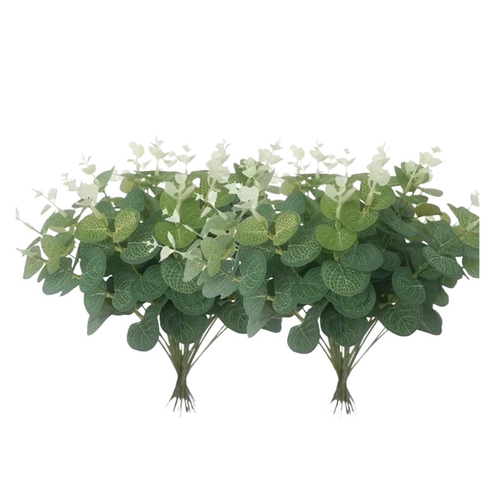 YGLEEULI Artificial Foliage Stems 36/10PCS Artificial Eucalyptus Stems Green Leaves Fake Plants Home Flowers Bouquet Wedding Centerpiece Decoration(20PCS-Green(B))
