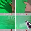 Aimosen 10 X 7 FT Green Screen Backdrop for Photography, Chromakey Virtual GreenScreen Background Sheet for Zoom Meeting, Cloth Fabric Curtain for Party Decor Video Studio Calls Streaming Gaming Photo