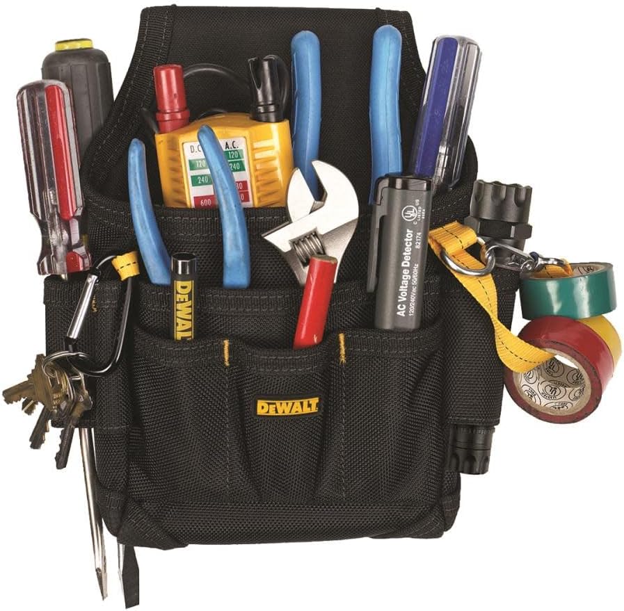 Dewalt Bolsa Pequena Custom Leathercraft Dewalt Dg5103 Preta Amazon