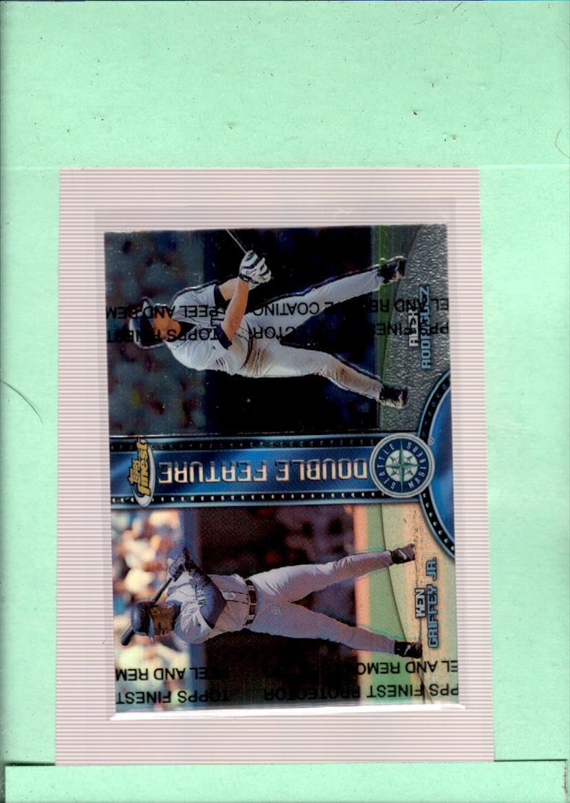 1999 Topps Finest Double Feature Dual Refractors Left #DF1 Ken Griffey Jr./Alex Rodriguez MINT Seattle Mariners Baseball