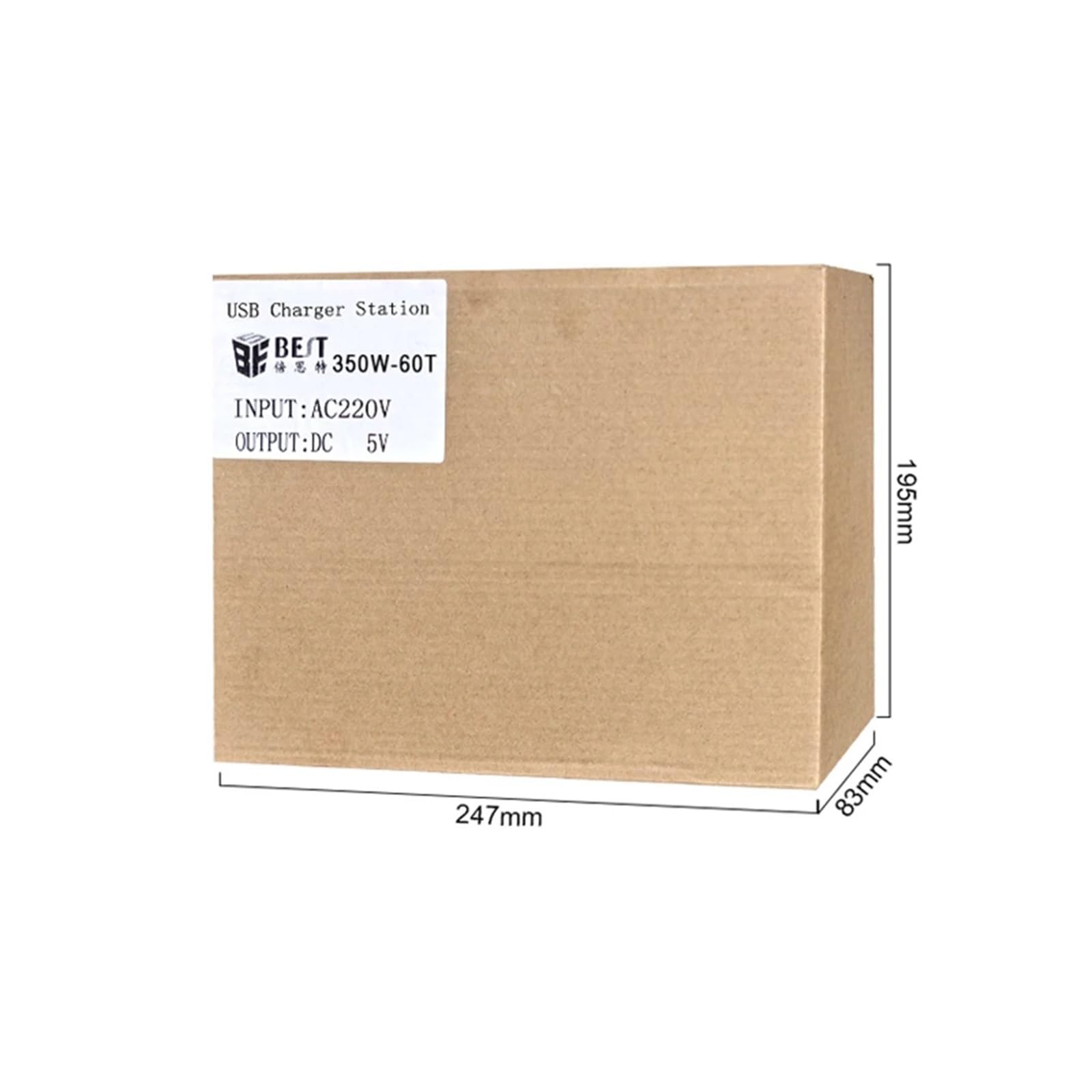 Caricatore USB C, Adattatore multifunzione 60T-350W Alimentatore interfaccia USB a 60 porte Caricatore USB con ricarica a corrente rapida intelligente Carica rapida, Veloce, Efficiente e Versatile