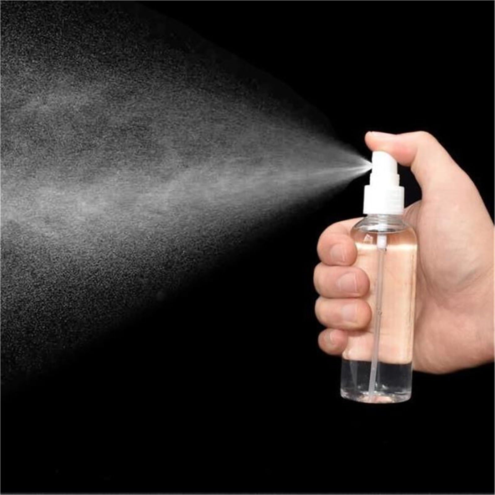 Botes Viaje Botella de plástico rellenable, atomizador de Perfume, Botella de Spray vacía, Herramienta de Viaje portátil(100ml)